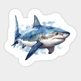 Blue Shark Sticker